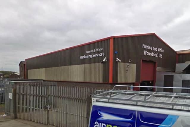 The premises of Furniss and White.