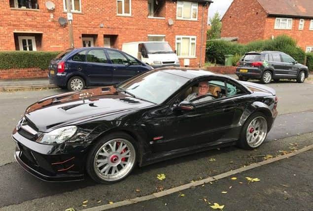 Colin in the Mercedes AMG