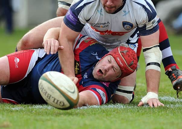 Colin Quigley scored his first try for Doncaster in the defeat at Hartpury College.