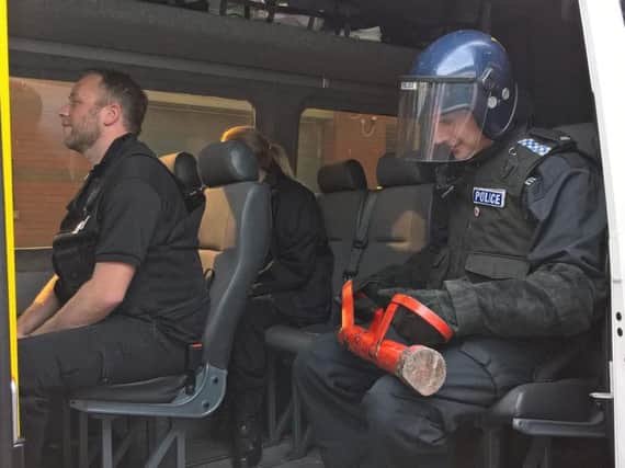 Officers prepare for another raid in Sheffield