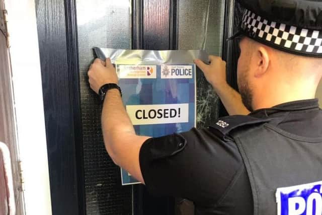 The closed sign goes up on the Rotherham flat