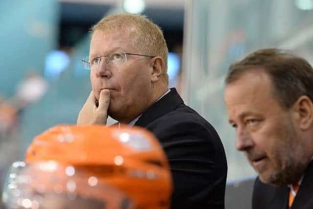 Sheffield Steelers coaching duo Jerry Andersson (left) and Paul Thompson 

Pic: Dean Woolley