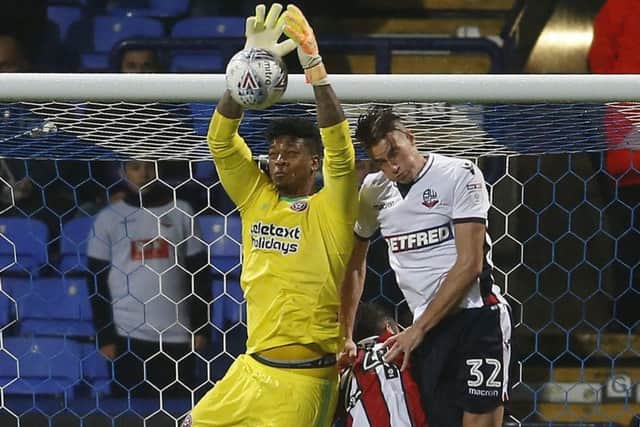 Jamal Blackman is keeping Simon Moore out of the team at present: Simon Bellis/Sportimage
