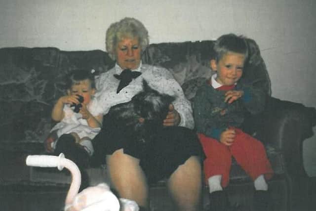 An old family photograph of Nora Tait