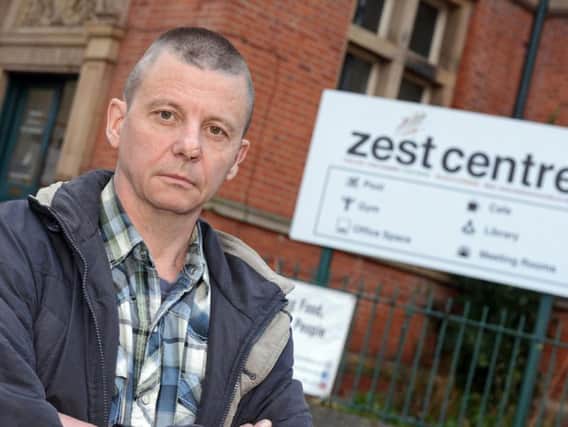 Former Royal Engineer John Gilvarry has raised concerns of anti-social behaviour involving Taptop School students at the Zest Centre in Upperthorpe. Picture: The Star/Marie Caley