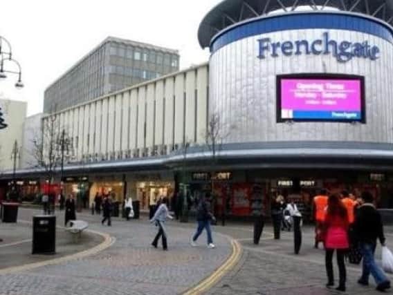 The Frenchgate Centre, where the clip was filmed.