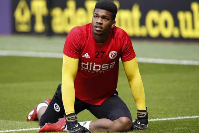Goalkeeper Jamal Blackman is on loan from Chelsea