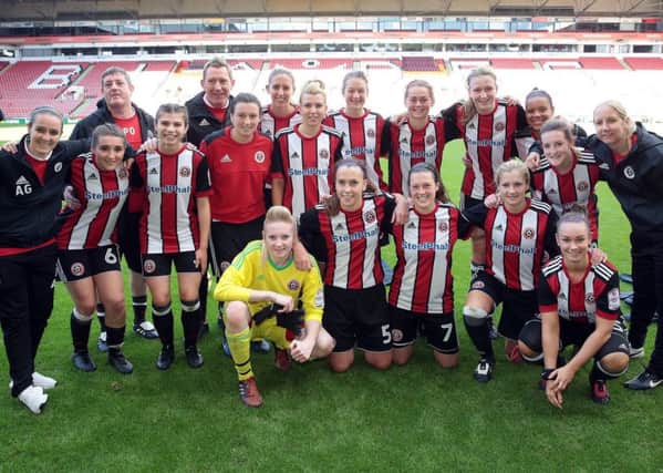 Sheffield United Ladies are set to move to the Olympic Legacy Park. Photo by Glenn Ashley.