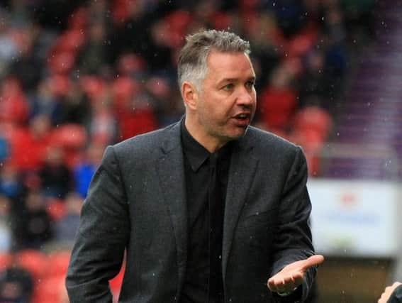 Darren Ferguson was far from happy with Rovers after the defeat at Charlton Athletic