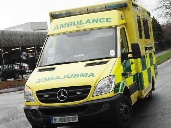 A child was hospitalised after an accident in Sheffield this afternoon