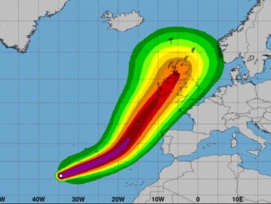 Weather warnings are in place.