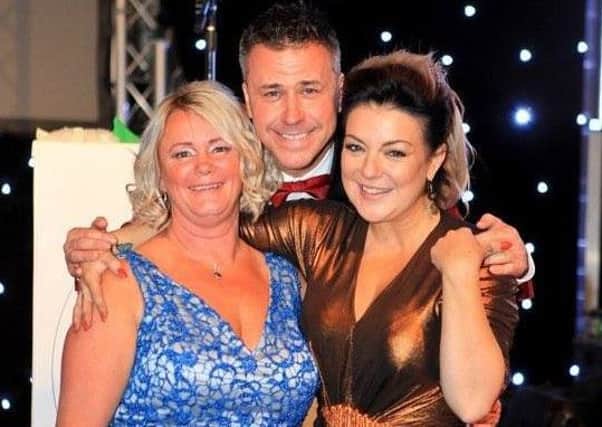 Leesa Sharpe, Craig Phillips and Sheridan Smith at Pride of the Isle Awards 2017