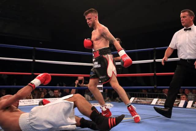 Tommy Frank in action at Ponds Forge on Friday October 13th 2017. Picture: Chris Etchells