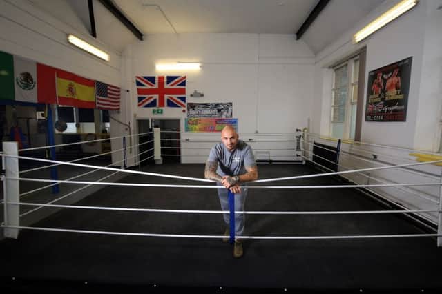 Jamie Sheldon pictured at Steel City Boxing Club in Sheffield. Picture: Chris Etchells