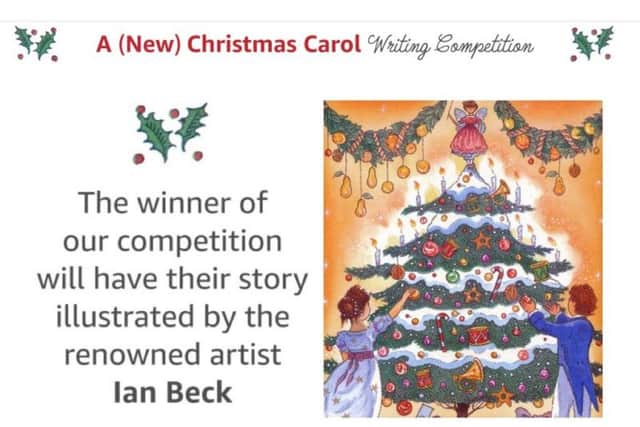 Chance to have your 1,000 word Christmas Carol inspired story turned into an illustrated children's book by Amazon