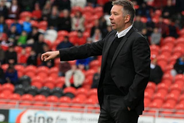 Rovers manager Darren Ferguson at the Walsall match. Picture: Chris Etchells