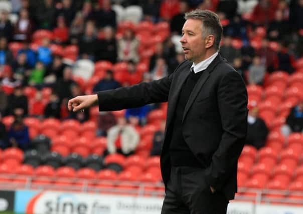 Rovers manager Darren Ferguson at the Walsall match. Picture: Chris Etchells