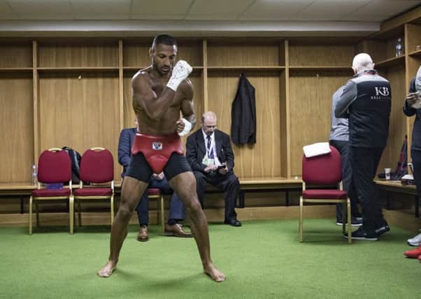 Kell Brook warming up for a return!