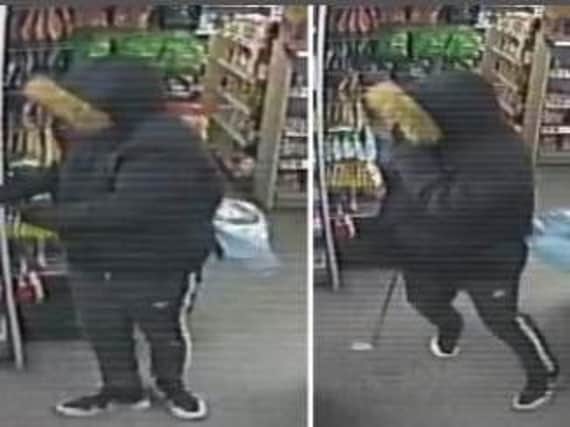 CCTV images have been released after an armed robbery in Sheffield