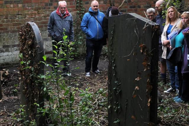 Visitors look around Zion graveyard in Attercliffe at this year's Heritage Open Days.