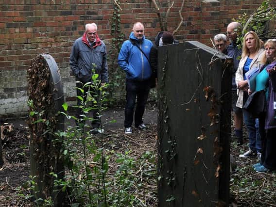 Visitors look around Zion graveyard in Attercliffe at this year's Heritage Open Days.