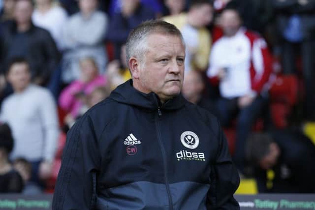 Chris Wilder is looking forward to tomorrow's game at Leeds: Simon Bellis/Sportimage
