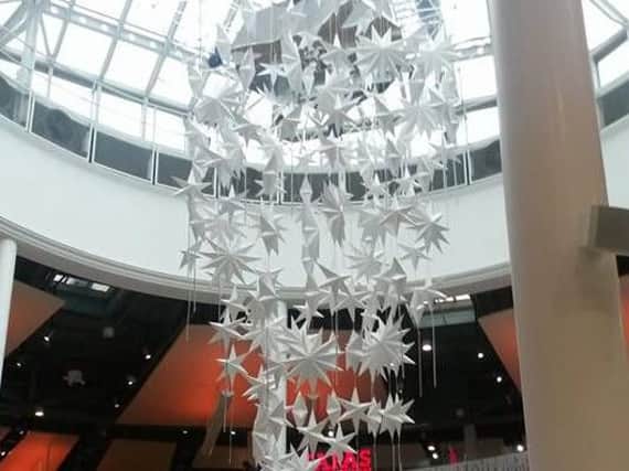 Meadowhall Christmas decorations - Credit: Martin Poole