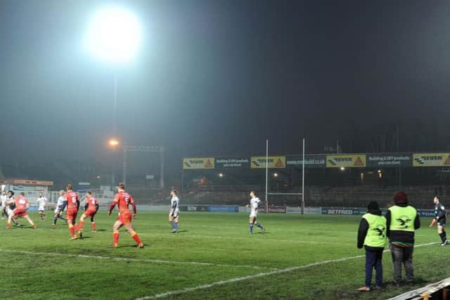 Sheffield Eagles, pictured at Wakefield