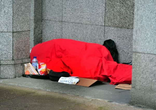 Homeless sleeping rough