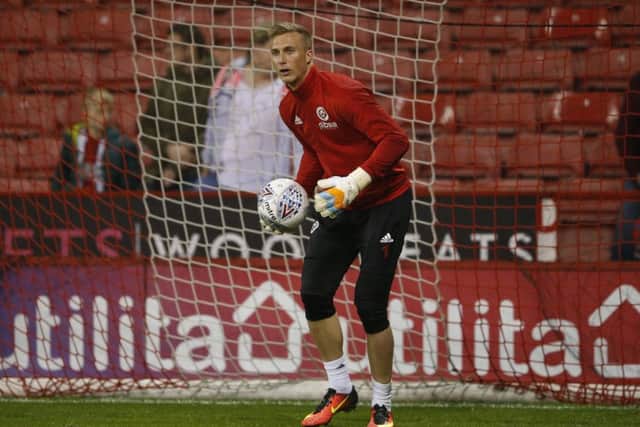 Simon Moore is likely to start in goal against Hull City tomorrow: Simon Bellis/Sportimage