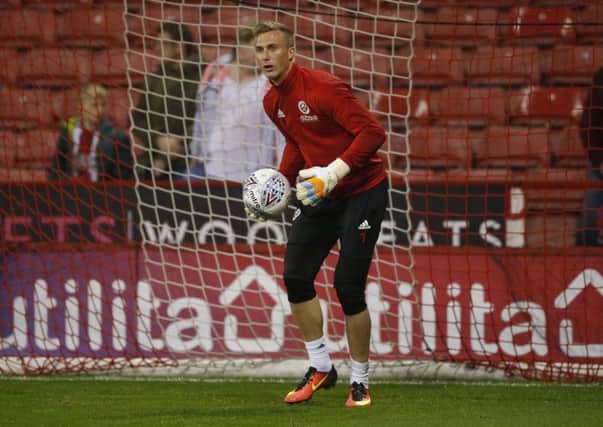 Simon Moore is likely to start in goal against Hull City tomorrow: Simon Bellis/Sportimage