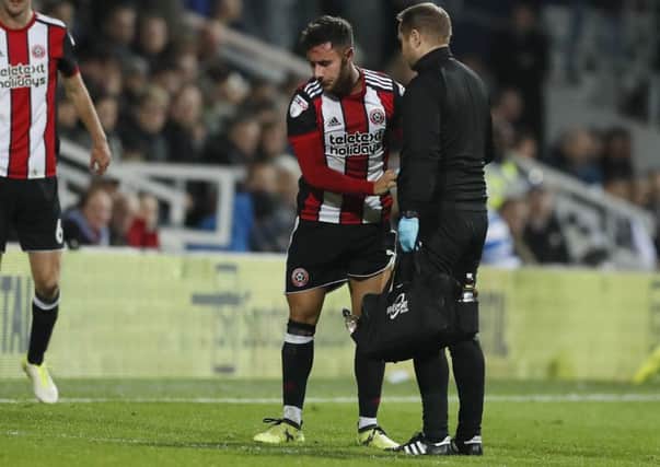 George Baldock hopes to be fit for today's meeting with Hull City: David Klein/Sportimage