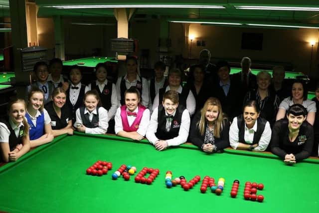 Players on the ladies circuit dedicated an event in Derby to Michelle and her fight