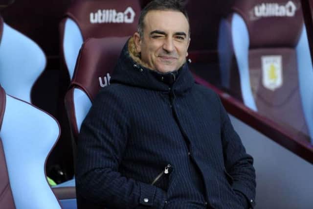 Sheffield Wednesday head coach Carlos Carvalhal at Villa Park