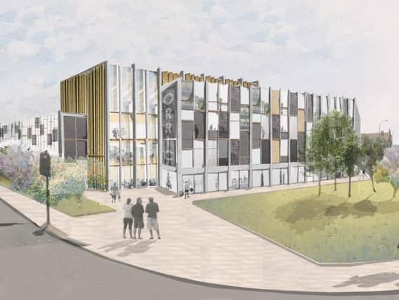 Sheffield Teaching Hospitals' proposed Orthopaedic and Rehabilitation Research and Innovation Centre at the Olympic Legacy Park.