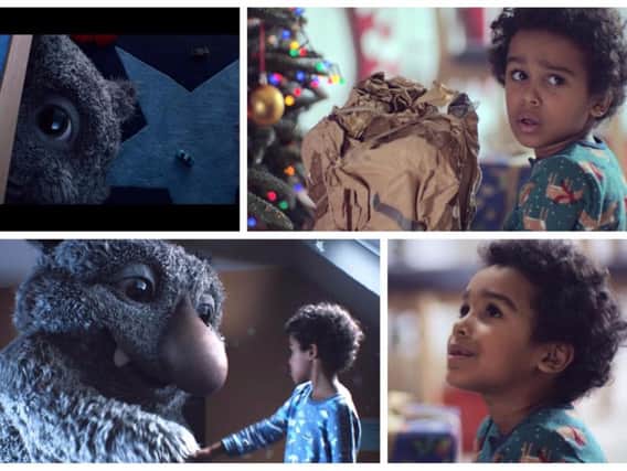 The story of Moz and Joe is told in the new John Lewis Christmas ad.