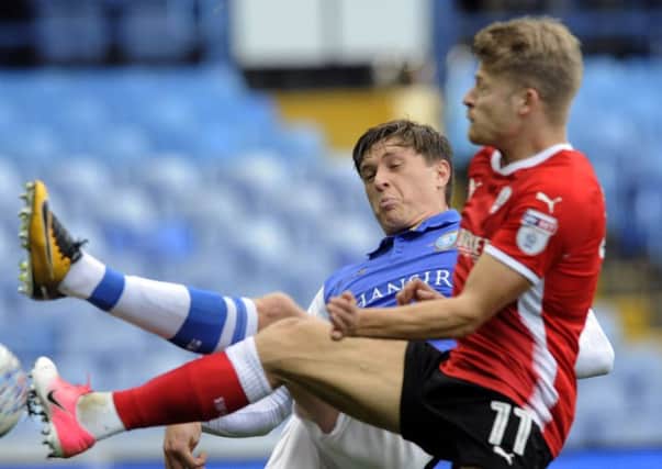Lloyd Isgrove in action against Sheffield Wednesday last month