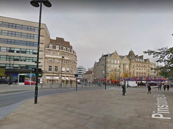A lorry has broken down in Sheffield city centre