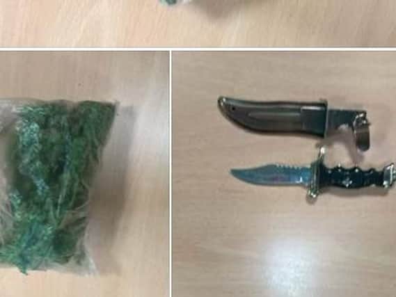 A teenage boy was found with cannabis and a knife in Darnall