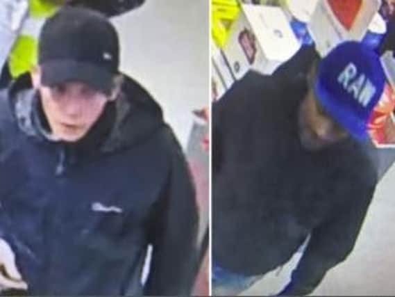 Police want to speak to these two men after a burglary in Sheffield