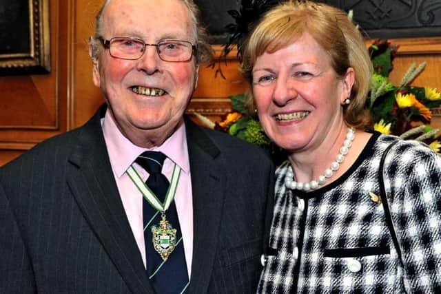 Sir Hugh and wife Lady Anne Neill in 2012