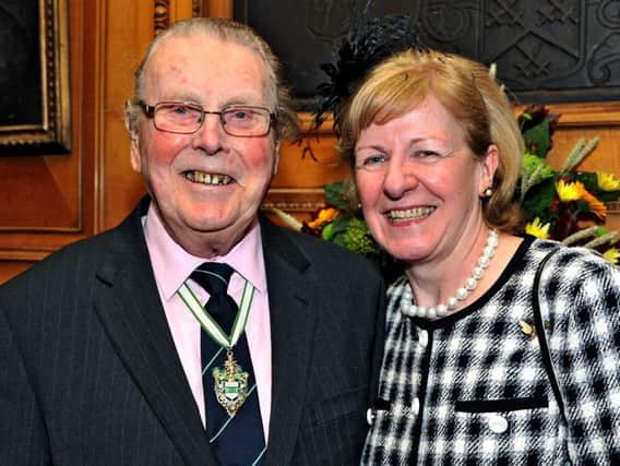Sir Hugh and wife Lady Anne Neill in 2012
