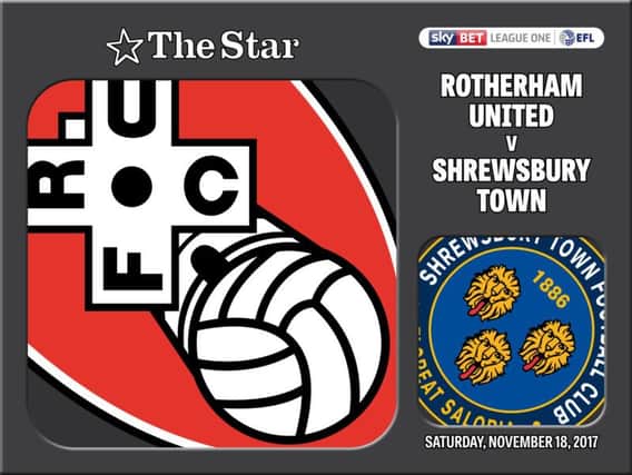 Rotherham United v Shrewsbury Town