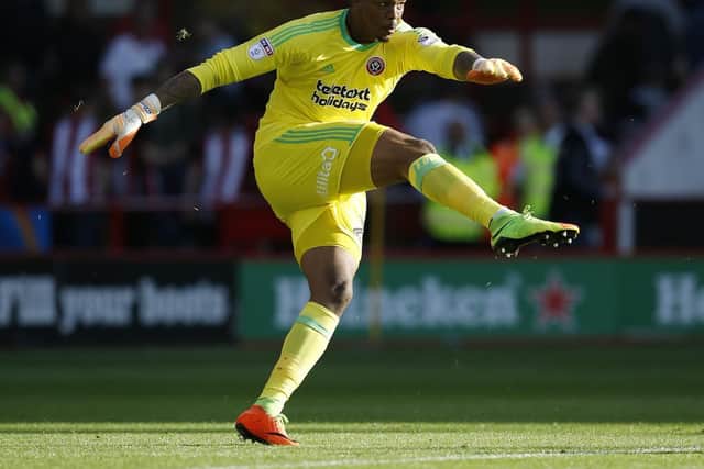 Jamal Blackman was back in goal at Burton following his recovery from injury