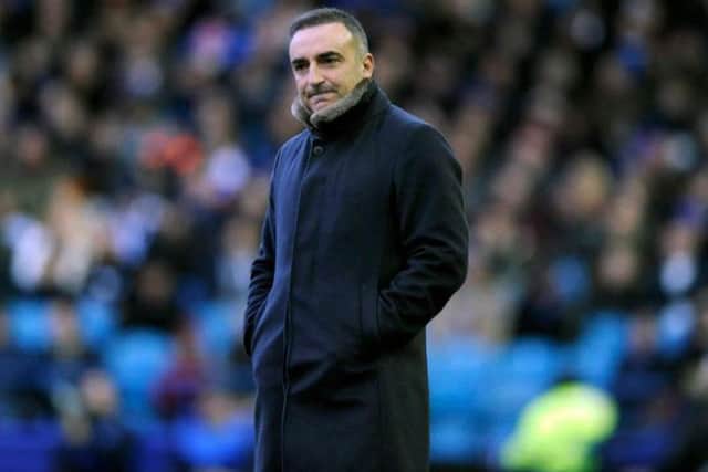 A frustrated-looking Carlos Carvalhal