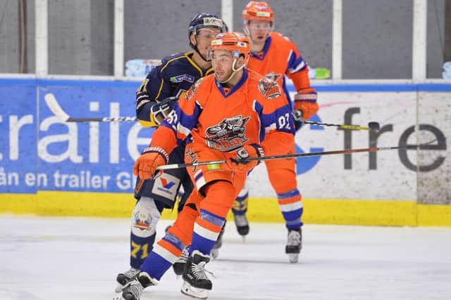 Ben O'Connor scored for Steelers against Riga on Sunday. Picture by Dean Woolley