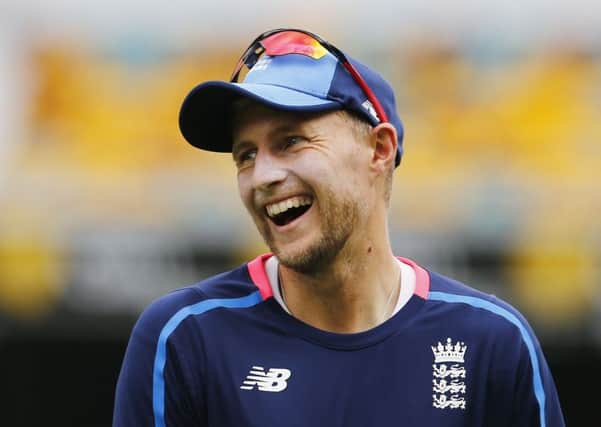 England's Joe Root during a nets session at The Gabba, Brisbane. Picture: Jason O'Brien/PA Wire