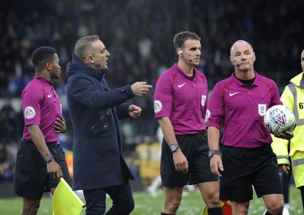 Carlos Carvalhal feels a number of refereeing decisions have gone against his side in recent weeks