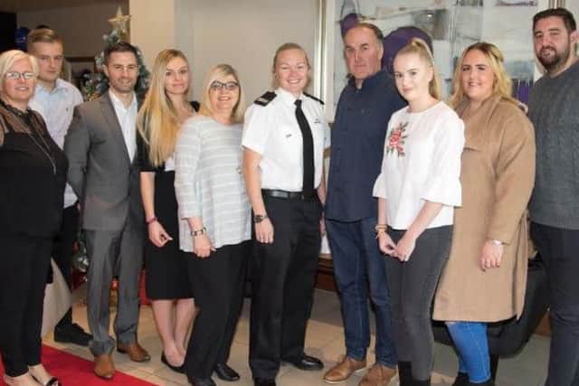 Firefighter Caz Whiteman was reunited with the man whose life she saved at a Sheffield United match