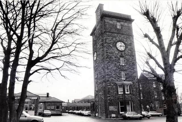 The tower at the old Lodge Moor Hospital